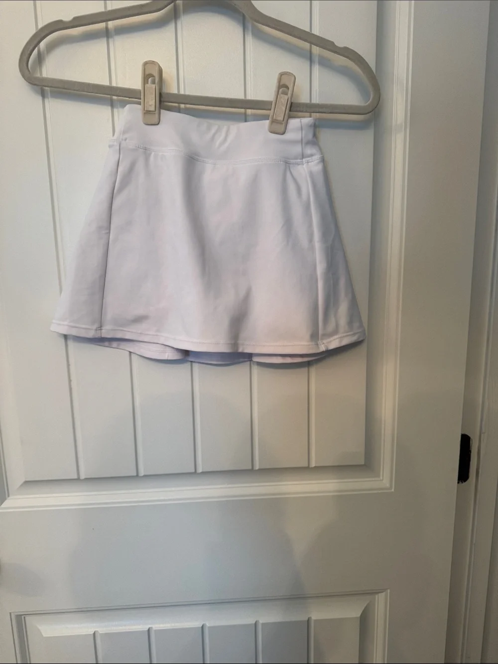 Stelle White Active Skort with Built-In Shorts